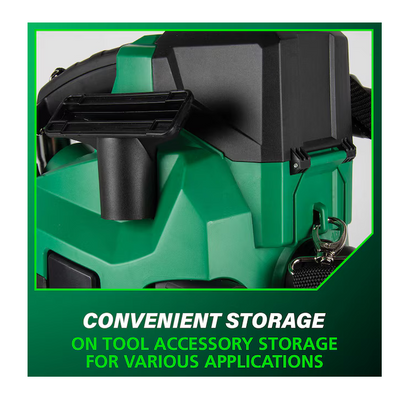 Metabo HPT 18-volt 1.6-Gallon HEPA Filter Cordless Wet/Dry Shop Vacuum w/ Accessories Included (Battery Not Included) RP18DAQ4