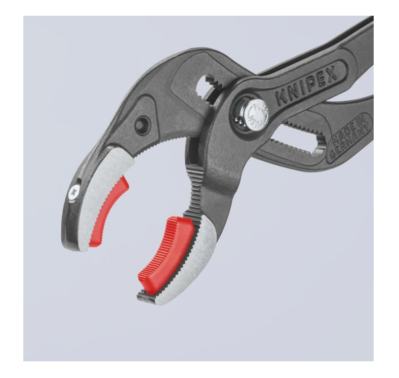 KNIPEX 10" Pipe Gripping Pliers-Replaceable Plastic Jaws 81 11 250 SBA