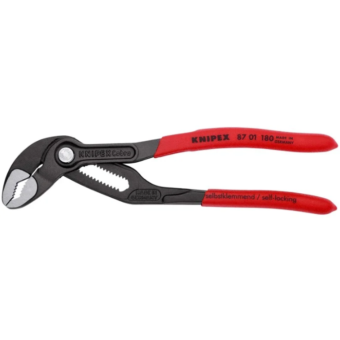 KNIPEX 7 1/4" Cobra® Water Pump Pliers 87 01 180 SBA