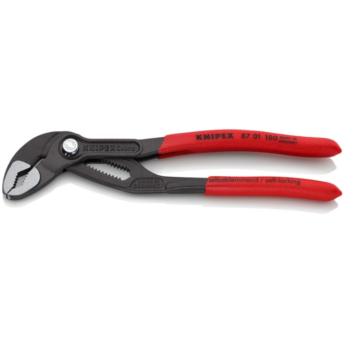 KNIPEX 7 1/4" Cobra® Water Pump Pliers 87 01 180 SBA