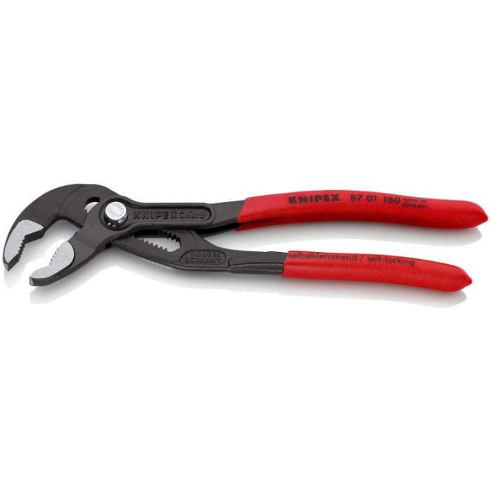 KNIPEX 7 1/4" Cobra® Water Pump Pliers 87 01 180 SBA
