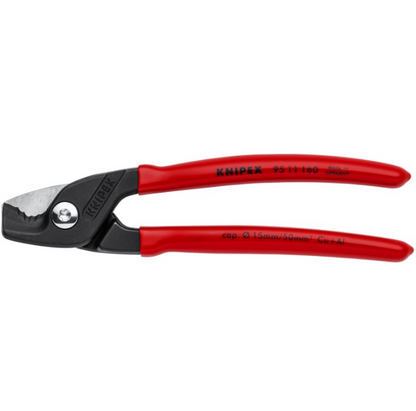 KNIPEX 6 1/4" StepCut® Cable Shears 95 11 160 SBA