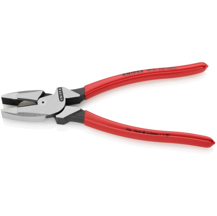 KNIPEX 9 1/2" High Leverage Lineman's Pliers New England Head 09 01 240 SBA