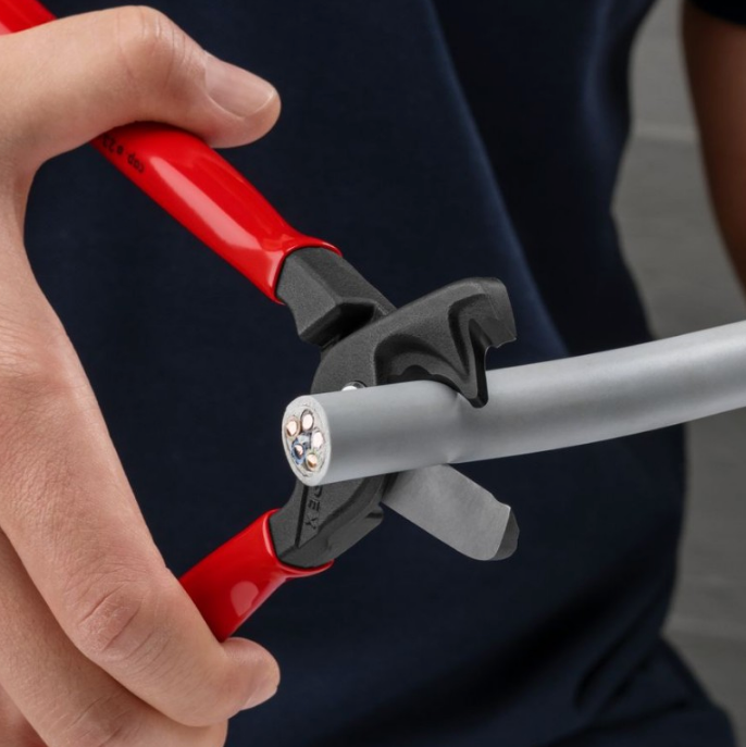 KNIPEX 9" StepCut® XL Cable Shears 95 11 225 SBA