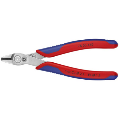 KNIPEX 5 1/2" Electronics Super Knips® XL 78 03 140 SBA