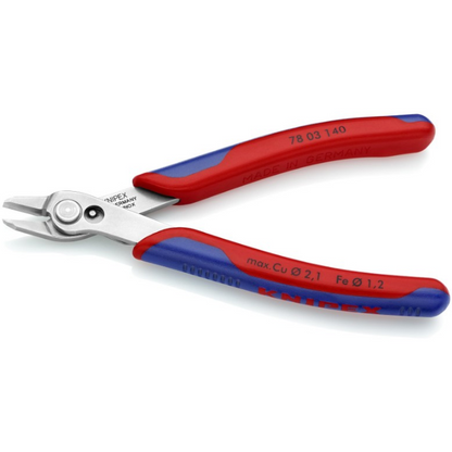 KNIPEX 5 1/2" Electronics Super Knips® XL 78 03 140 SBA