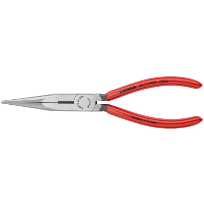 KNIPEX 8" Long Nose Pliers with Cutter 26 11 200 SBA