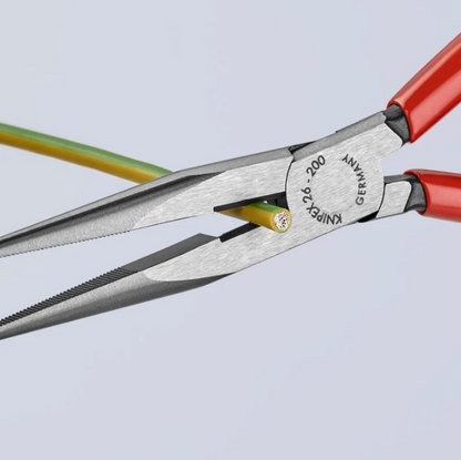 KNIPEX 8" Long Nose Pliers with Cutter 26 11 200 SBA