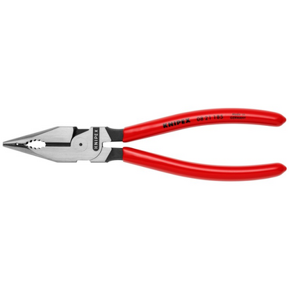 KNIPEX 7 1/4" Needle-Nose Combination Pliers 08 21 185 SBA