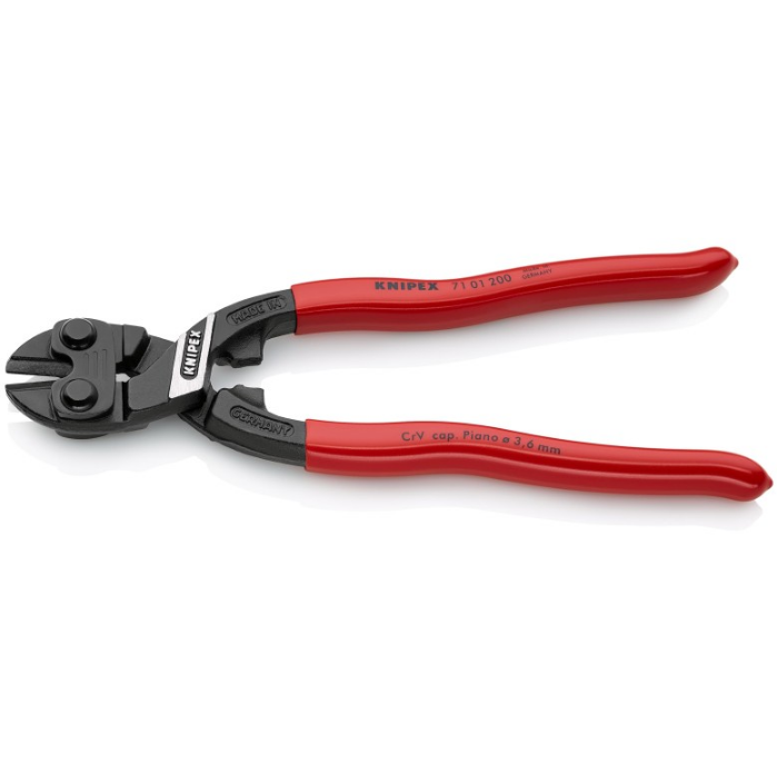 KNIPEX 8" CoBolt® High Leverage Compact Bolt Cutters 71 01 200 SBA