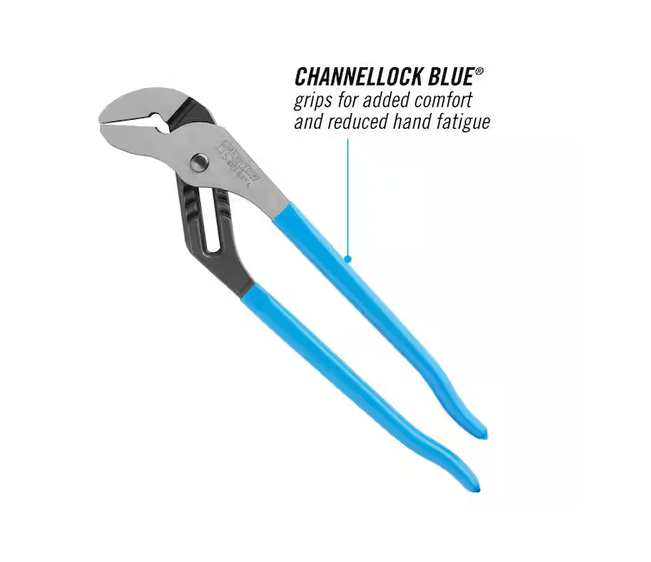 Channel Lock 12" Smooth Jaw Tongue and Groove Plier 445