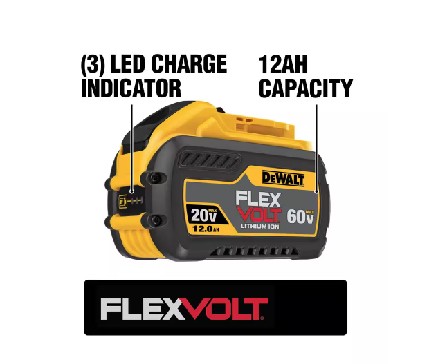 DEWALT 20V/60V MAX FLEXVOLT 12.0 Ah Li-Ion Battery DCB612