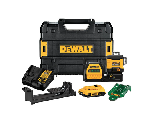 DEWALT 20V/12V Cross-Line Laser Level Kit DCLE34030G