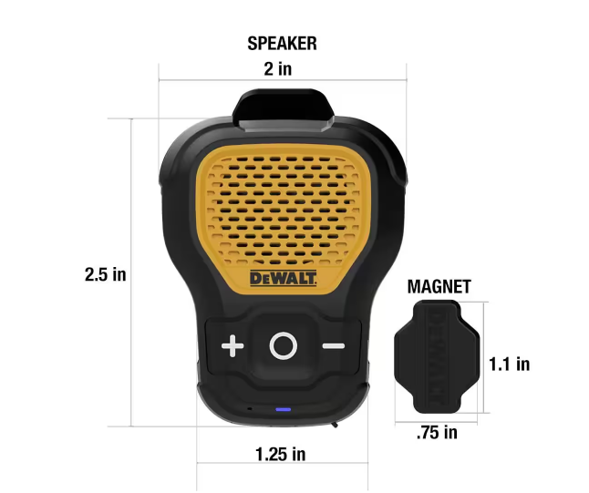 DEWALT Wearable Portable Speaker DXMA1901158