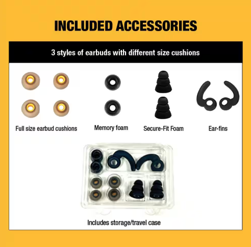 DEWALT Pro Wireless Earphones