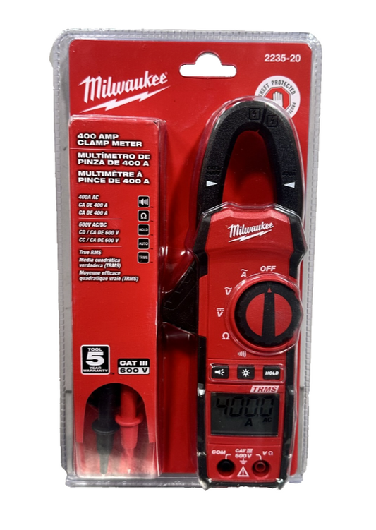 Milwaukee 400 Amp Digital Clamp Meter 2235-20