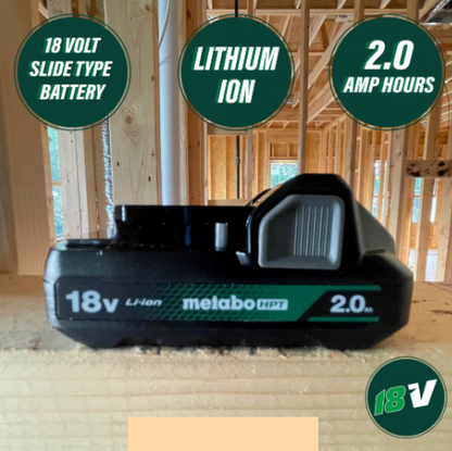 METABO HPT 18V 2.0Ah Lithium-Ion Battery BSL1820M