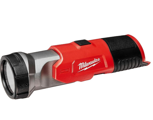 Milwaukee M12 12V Lithium-Ion Cordless 100 Lumens LED Work Flashlight, Tool-Only 49-24-0146