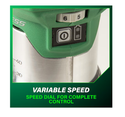 Metabo HPT MultiVolt 18V 1/4-in Variable Speed Brushless Trim Router (TOOL ONLY) M1808DAQ4
