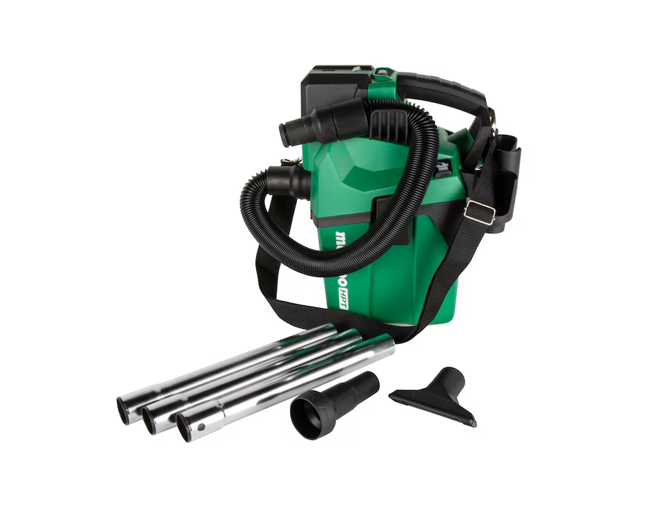 Metabo HPT 18-volt 1.6-Gallon HEPA Filter Cordless Wet/Dry Shop Vacuum w/ Accessories Included (Battery Not Included) RP18DAQ4