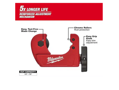 Milwaukee 3/4" Mini Copper Tubing Cutter 48-22-4258
