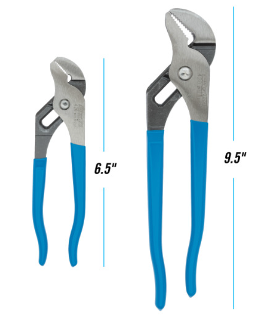 Channellock GS-1 2PC TONGUE & GROOVE PLIERS SET