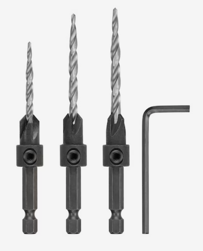 DeWalt 3 PC. COUNTERSINK SET (#6, #8, #10) - DW2535