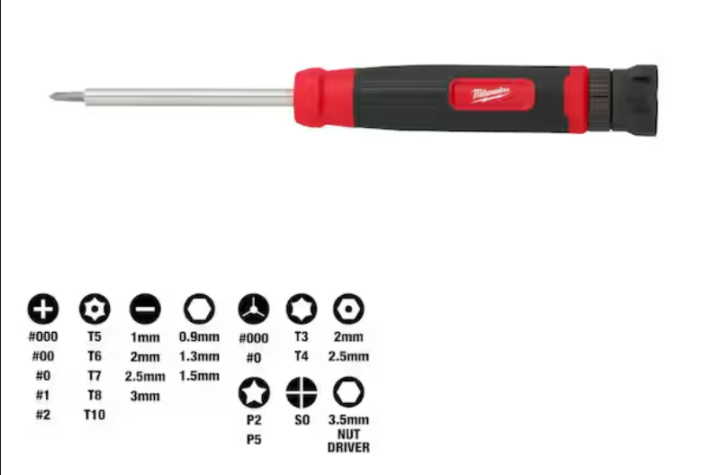 Milwaukee 27-in-1 Security Precision Multi-Bit Screwdriver 48-22-2934