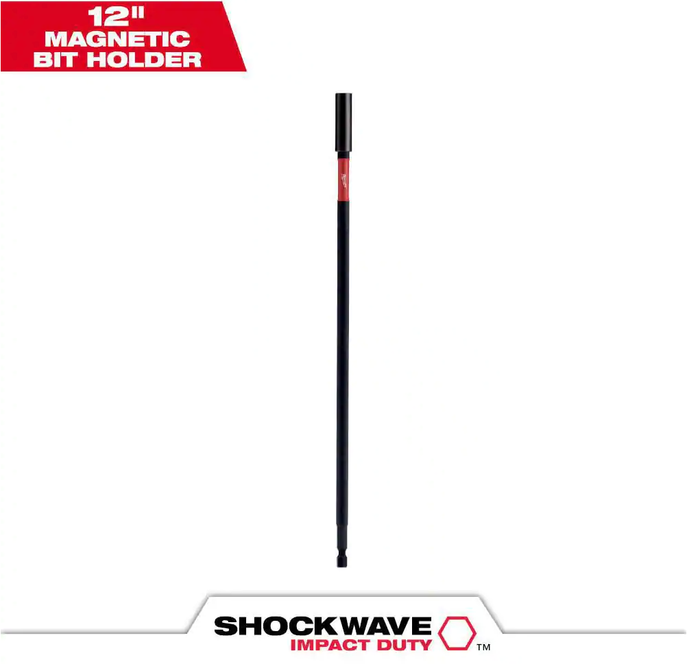 Milwaukee SHOCKWAVE Impact Duty 12" Magnetic Bit Holder (48-32-4512)