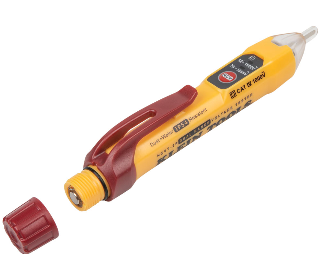 KLEIN TOOLS Dual Range Non-Contact Voltage Tester 12 - 1000V AC (NCVT-2P)