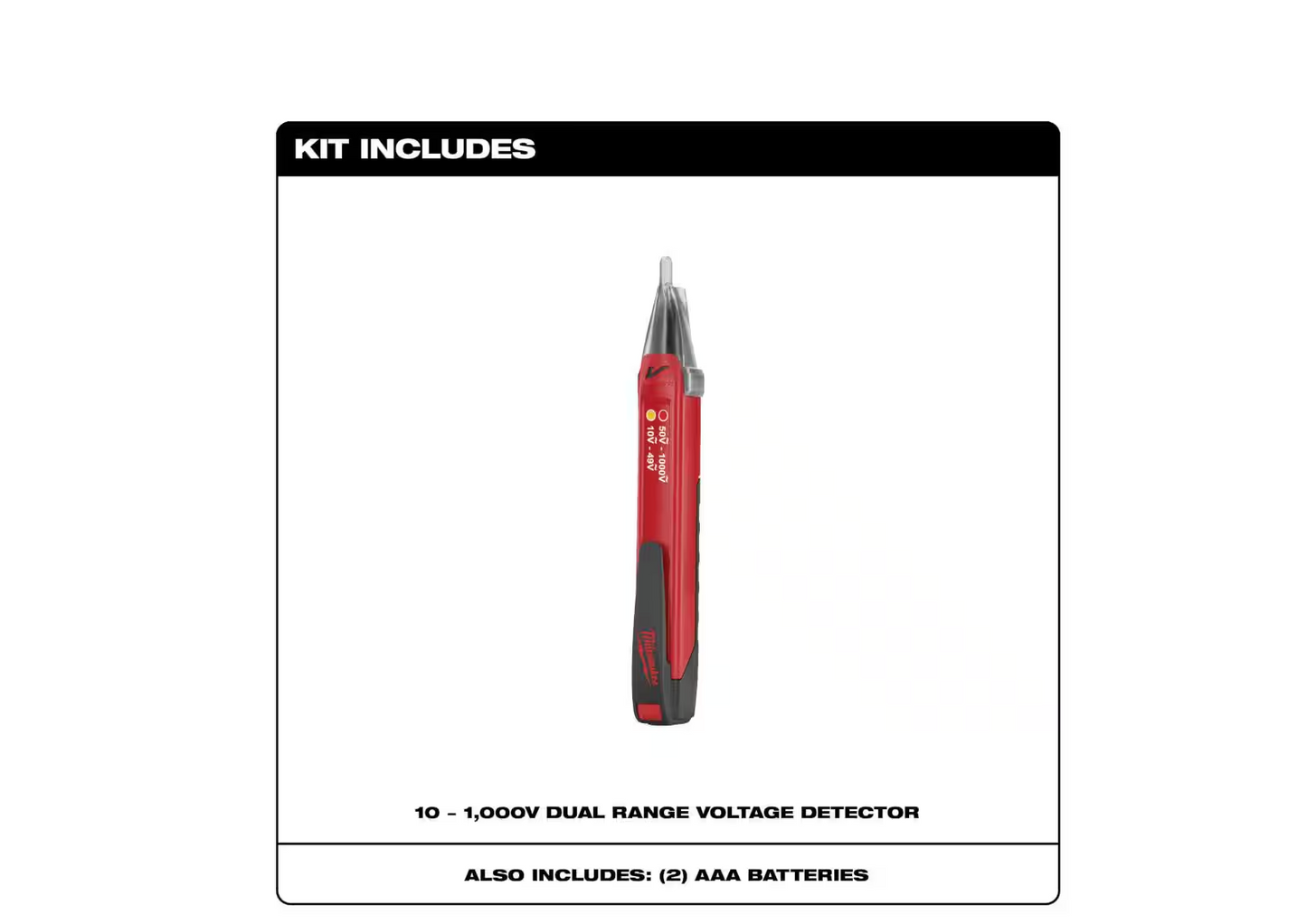 Milwaukee 1000-Volt Dual Range Non-Contact Digital Voltage Detector (2203-20)