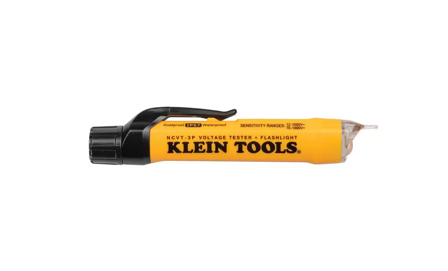 Klein Tools 12-1000V AC Dual Range Non Contact Voltage Tester (NCVT3P)