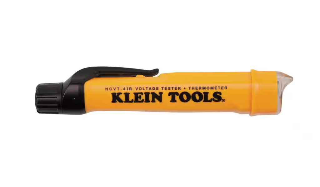 Klein Tools 12-1000V AC Non-Contact Voltage Tester Pen with Infrared Thermometer (NCVT-4IR)