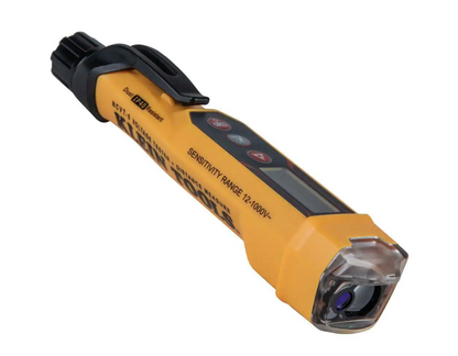 KlEIN TOOLS (NCVT-6) Non-Contact Voltage Tester Pen, 12-1000V AC, with Laser Distance Meter