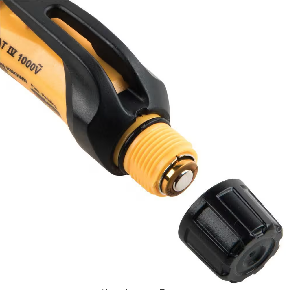 KlEIN TOOLS (NCVT-6) Non-Contact Voltage Tester Pen, 12-1000V AC, with Laser Distance Meter