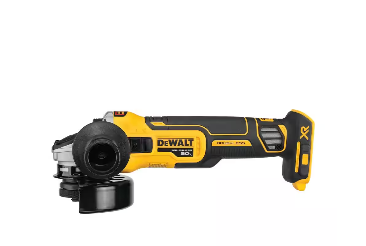 DEWALT 20V XR 4.5" Slide Switch Small Angle Grinder with Kickback Brake DCG405B (TOOL ONLY)