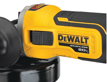 DEWALT 20V XR 4.5" Slide Switch Small Angle Grinder with Kickback Brake DCG405B (TOOL ONLY)