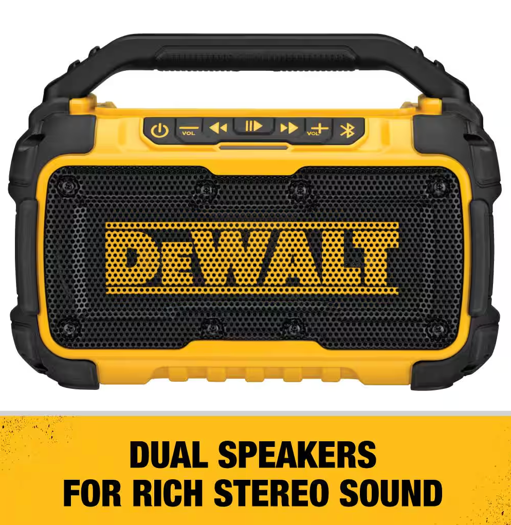 DEWALT 20V Bluetooth Speaker DCR010 (TOOL ONLY)