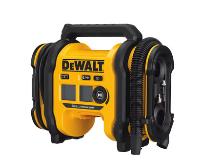 DEWALT 20V Cordless Electric Portable Inflator DCC020IB (TOOL ONLY)