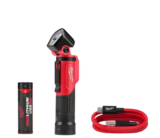 Milwaukee 500 Lumens LED Pivoting REDLITHIUM USB Flashlight 2113-21