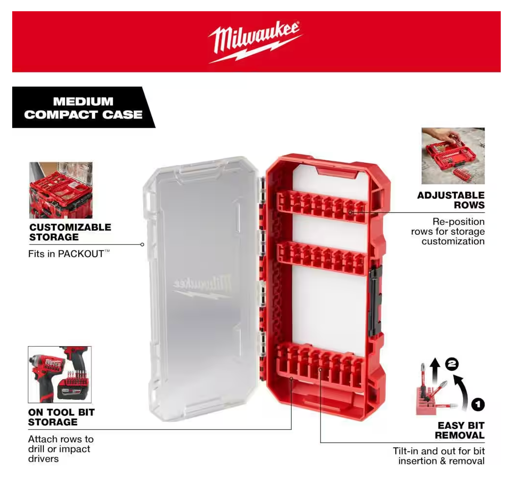 Milwaukee SHOCKWAVE Impact Duty Titanium Drill Bit Set 15-Piece (48-89-4670)