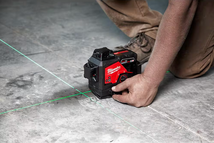 Milwaukee M12 12V Green 250ft. 3-Plane Laser Level Kit 3632-21