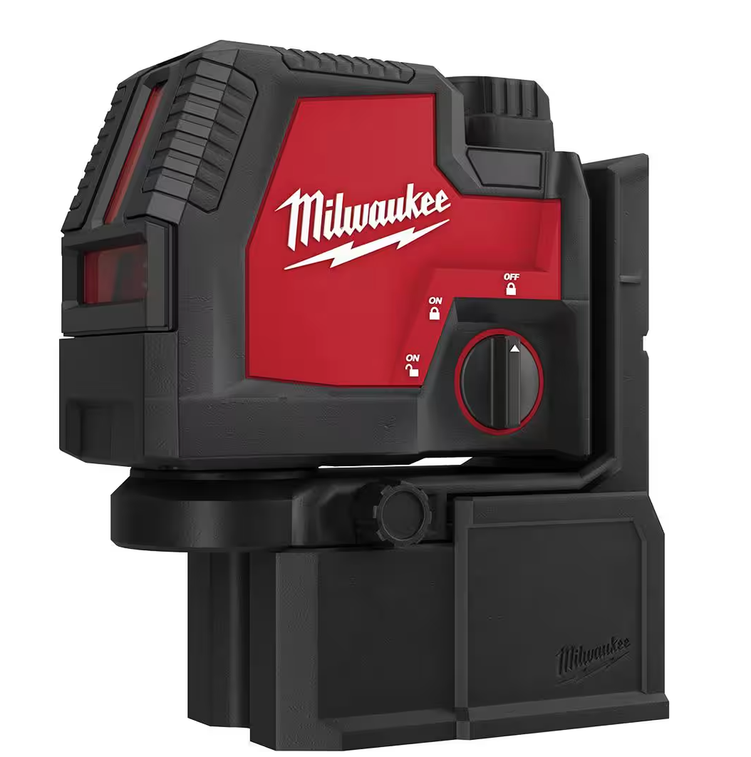 Milwaukee 100ft. Green Cross Line and Plumb Points Rechargeable Laser Level Kit (3522-21)