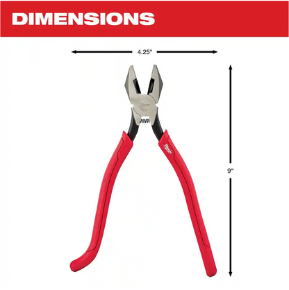 Milwaukee 9" Ironworker's Pliers with Comfort Grip (48-22-6102)