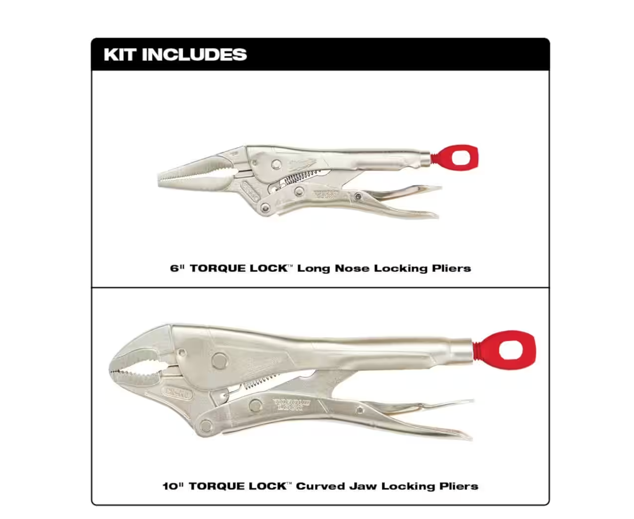 Milwaukee Torque Lock Locking Pliers Set 2-Piece (48-22-3602)