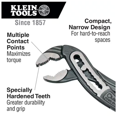 Klein Tools 10" Classic Klaw Pump Pliers (D505-10)