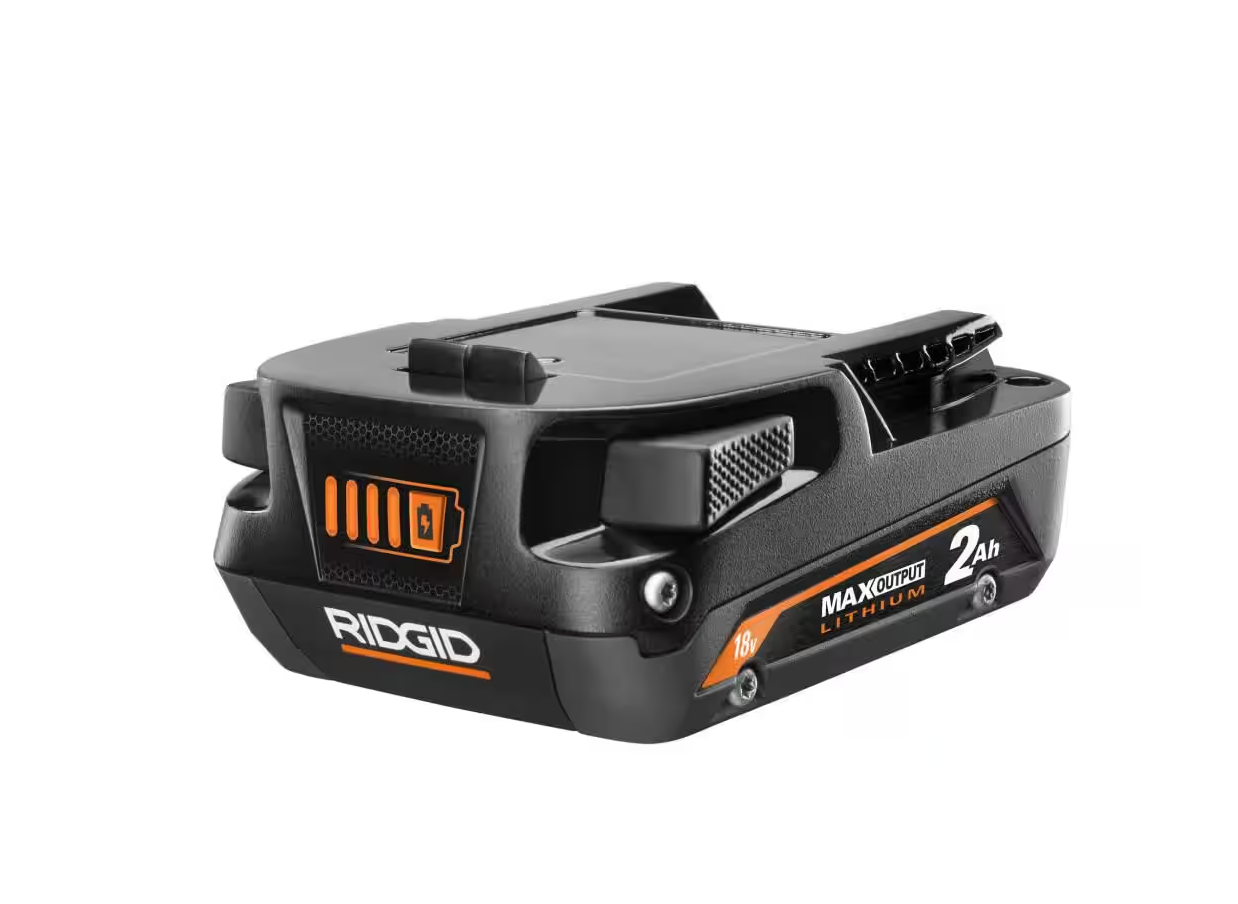 RIDGID 18V 2.0 Ah MAX Output Lithium-Ion Battery (R840020)