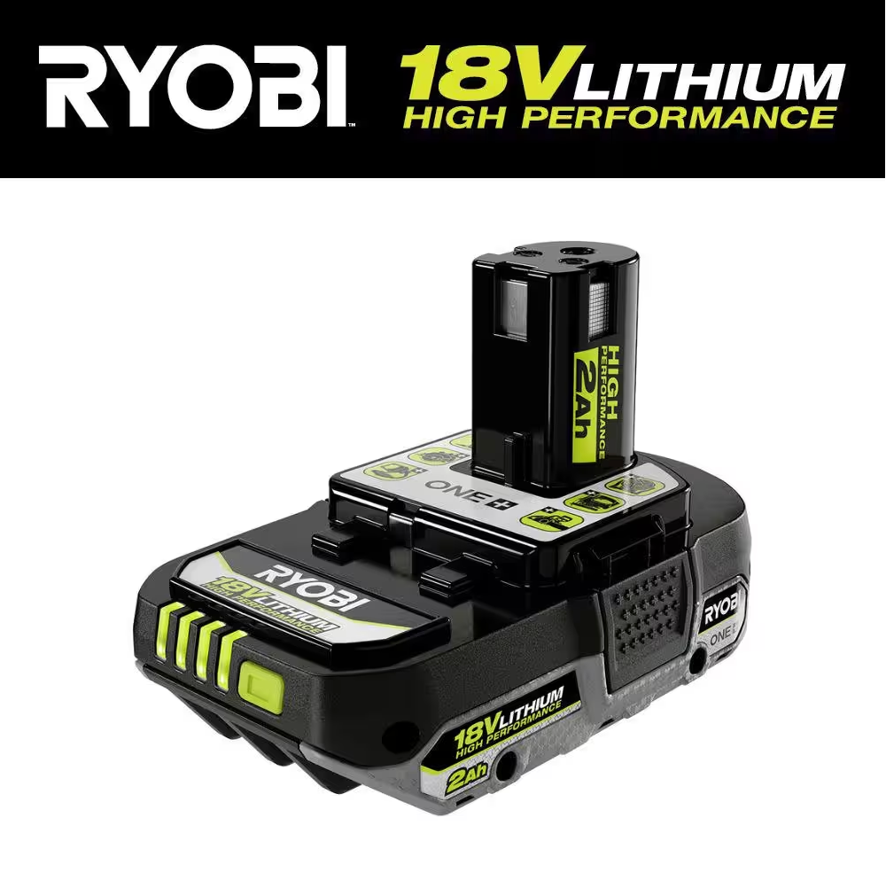 RYOBI ONE+ 18V 2.0 Ah Lithium-Ion HIGH PERFORMANCE Battery (PBP003)