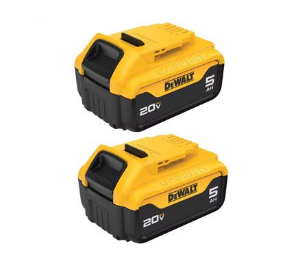 DEWALT 20V MAX 5.0Ah Battery and 12V/20V Charger Starter Kit (DCB205-2CK)