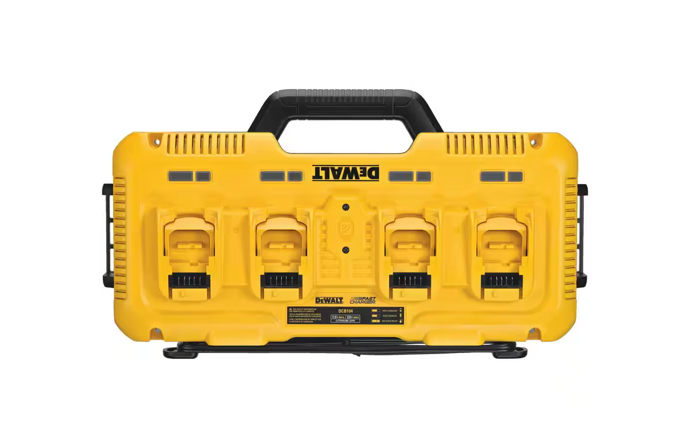 DEWALT 12V/20V/60V MAX 4-Port Lithium-Ion Battery Charger (DCB104)